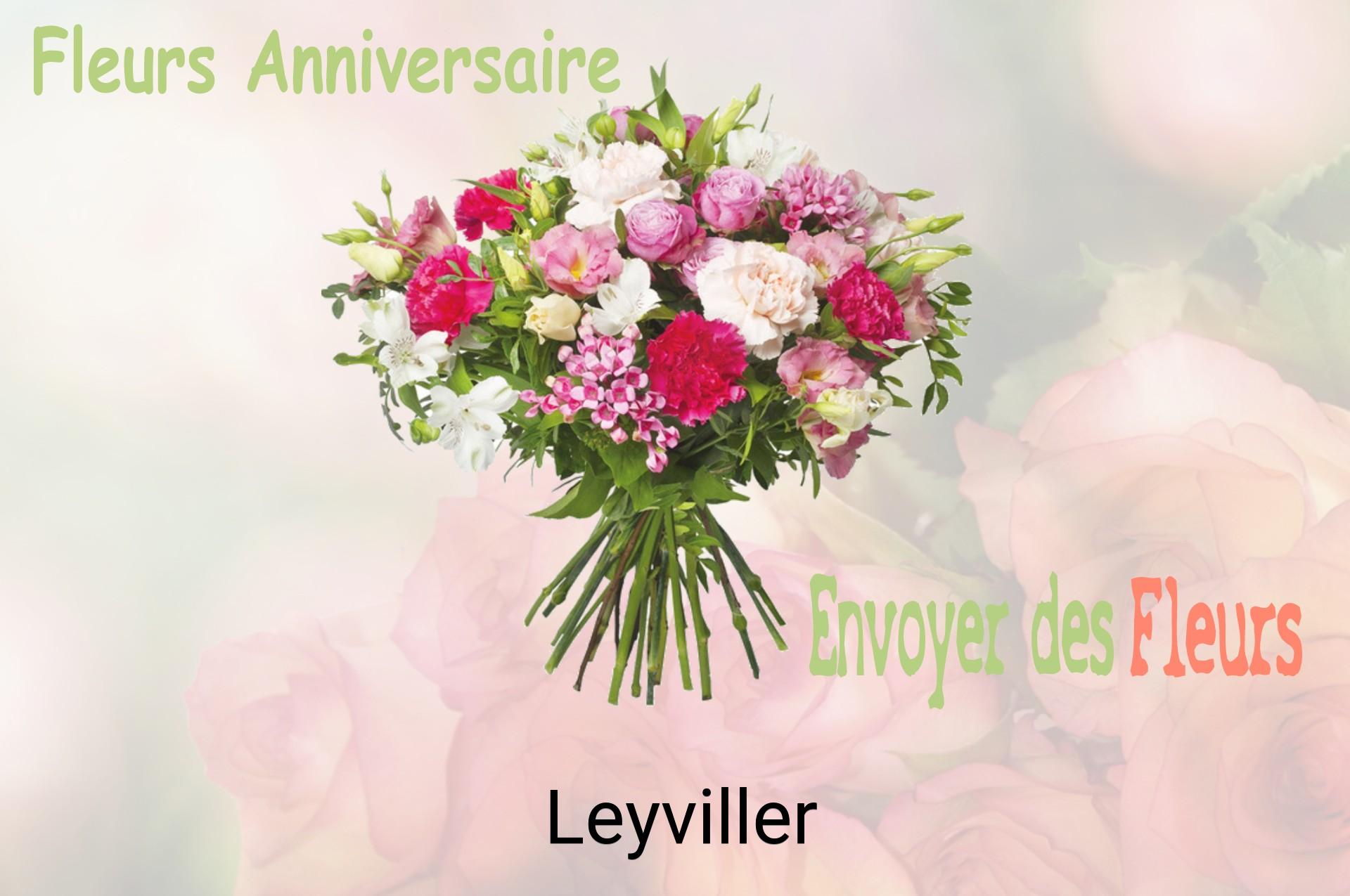Bouquet de fleurs d’anniversaire livré à Leyviller