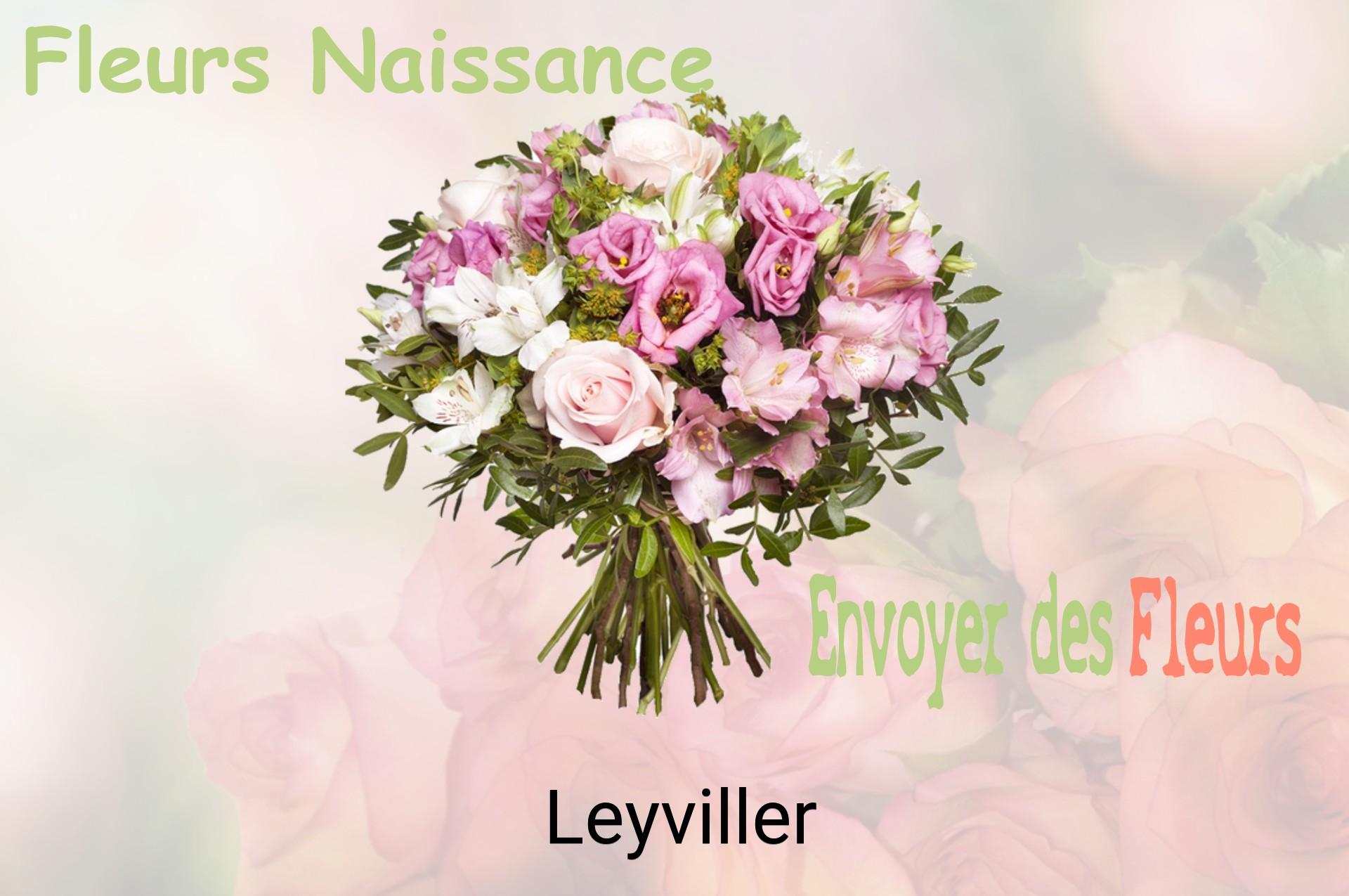 Bouquet de fleurs de naissance livré à Leyviller